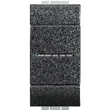 LIVING LIGHT - INVERTITORE ASSIALE 16A 1M ANTRACITE L4054 - BTICINO L4054 product photo