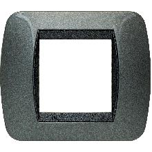 LIVING INT-PL.2P X SCAT.TONDA ACCIAIO SCURO - BTICINO L4802AC - BTICINO L4802AC product photo