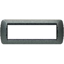 LIVING INT-PL.7P X SCAT.506 ACCIAIO SCURO - BTICINO L4807AC - BTICINO L4807AC product photo