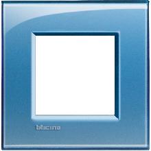 LL - PLACCA 2P AZZURRO - BTICINO LNA4802AD - BTICINO LNA4802AD product photo