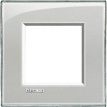 LL - PLACCA 2P GRIGIO GHIACCIO - BTICINO LNA4802KG - BTICINO LNA4802KG product photo