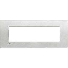LIVING LIGHT - PLACCA 7P ARGENTO LNA4807AG - BTICINO LNA4807AG product photo