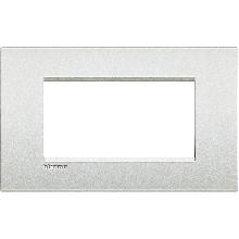 LIVING LIGHT PLACCA 4P BIANCO PERLA AIR LNC4804PR - BTICINO LNC4804PR product photo