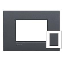 LL - PLACCA 3+3P ANTRACITE - BTICINO LNC4826AR - BTICINO LNC4826AR product photo