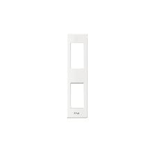 LL - PLACCA PROFILATO 1+1P BIANCA - BTICINO LND4812BI - BTICINO LND4812BI product photo