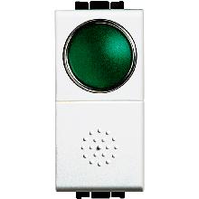 LIGHT - PULSANTE 10A + PORTALAMPADA VERDE - BTICINO N4038V product photo