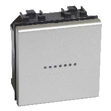 LL - PULSANTE AX 1P NO 10A 2M TECH - BTICINO NT4055M2N - BTICINO NT4055M2N product photo