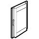 MAS LDX - PORTA BOMBATA VETRO 850X1200 - BTICINO 93860VB - BTICINO 93860VB product photo Photo 01 2XS