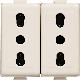 MATIX MAGIC - PRESA 10/16A DUPLEX - BTICINO A5180/2 product photo Photo 01 2XS