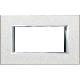 AXOLUTE - PLACCA 4P ARGENTO - BTICINO HA4804SAN - BTICINO HA4804SAN product photo Photo 01 2XS