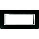 AXOLUTE - PLACCA 6P VETRO NERO NOTTE - BTICINO HA4806VNN product photo Photo 01 2XS