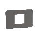 MatixGO - placca 2P cent. tortora - BTICINO JA4819TD product photo Photo 01 2XS