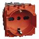 LIVING NOW PRESA UNEL E BIPASSO 16A ROSSA - BTICINO KR4140A16 product photo Photo 01 2XS