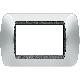 LIVING INT - PLACCA 3 POSTI CROMO LUCIDO - BTICINO L4803CR product photo Photo 01 2XS