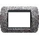 LIVING INT - PLACCA 3 POSTI GRAFITE - BTICINO L4803GF product photo Photo 01 2XS