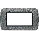 LIVING INT - PLACCA 4 POSTI GRAFITE - BTICINO L4804GF product photo Photo 01 2XS