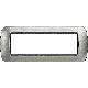 LIVING INT - PLACCA 7P ACCIAIO SPAZZOLATO - BTICINO L4807ACS product photo Photo 01 2XS