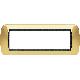 LIVING INT - PLACCA 7 POSTI ORO VERO - BTICINO L4807OR product photo Photo 01 2XS