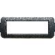 LIVING INT.- PLACCA 7P PLASTICA ACCIAIO S. - BTICINO L4807PA product photo Photo 01 2XS