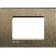 LIVING LIGHT - PLACCA 3P SQUARE LNA4803SQ - BTICINO LNA4803SQ product photo Photo 01 2XS