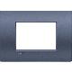 LL - PLACCA 3P BLUE MOON - BTICINO LNC4803BM - BTICINO LNC4803BM product photo Photo 01 2XS