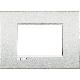 LIVING LIGHT PLACCA 3P BIANCO PERLA AIR LNC4803PR - BTICINO LNC4803PR product photo Photo 01 2XS