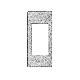 LL - PLACCA PROFILATO 1P TECH - BTICINO LND4811TE - BTICINO LND4811TE product photo Photo 01 2XS