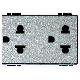 LIGHT TECH - PRESA DUPLEX UNIVER 2P+T 16A - BTICINO NT4185 - BTICINO NT4185 product photo Photo 01 2XS
