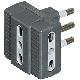 KIT - ADATTATORE TRIS 3 BIPASSO 16A GRIG - BTICINO S3604G - BTICINO S3604G product photo Photo 01 2XS