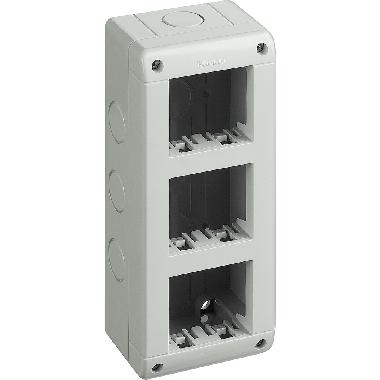 MAGIC/MATIX-CUSTODIA PARETE IP40 2+2+2 POSTI VERT - BTICINO 25406V - BTICINO 25406V - BTICINO 25406V product photo Photo 01 3XL
