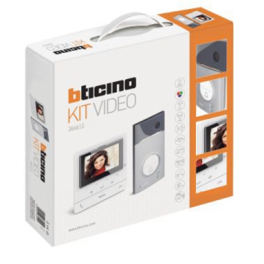 KIT VIDEOCITOFONICO CLASSE100 V16E MONO FAMILIARE LINEA 3000 - BTICINO 364612 product photo Photo 01 3XL