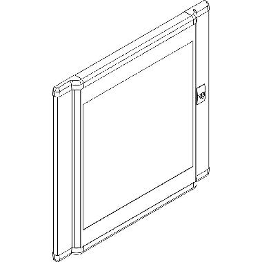 MAS LDX - PORTA BOMBATA VETRO 600X1000 - BTICINO 93650VB product photo Photo 01 3XL
