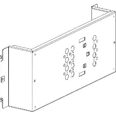 MAS - PIASTRA MEGATIKER M160 ORIZZ L=600MM - BTICINO 9541AP160N product photo Photo 01 3XL