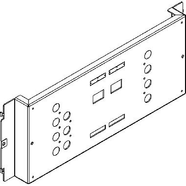MAS - PIASTRA ME250 RIMOV ORIZZ L 600MM - BTICINO 9541PR250N - BTICINO 9541PR250N product photo Photo 01 3XL