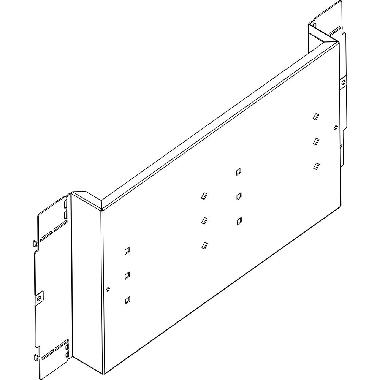 MAS - PIASTRA M400-630 ORIZZANTALE L=600 - BTICINO 9541P/04 product photo Photo 01 3XL