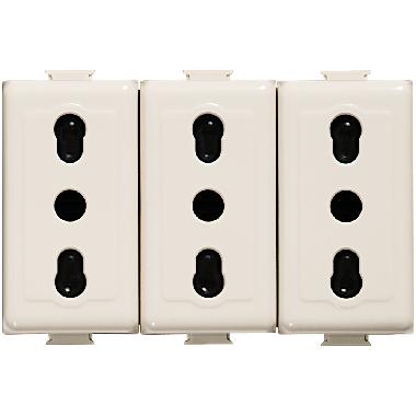 MATIX MAGIC - PRESA 10/16A TRIPLEX - BTICINO A5180/3 product photo Photo 01 3XL