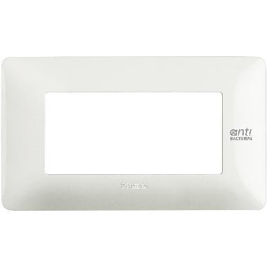 matix - placca 4 posti bianco antibatterico - BTICINO AM4804BAB product photo Photo 01 3XL