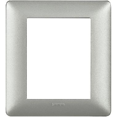 matix - placca 3+3 posti silver - BTICINO AM4826MSL product photo Photo 01 3XL