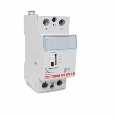 BTDIN - CONTATTORE 2 MODULI,  2NO 230V 40A BOB 230VAC - BTICINO FC2A4/230N product photo Photo 01 3XL