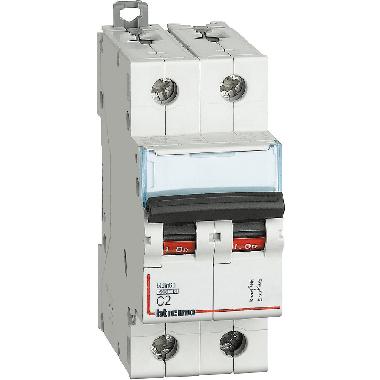 BTDIN60 - INT.MAGNETOT 2P C 2A 6KA 2M - BTICINO FN82C2 - BTICINO FN82C2 product photo Photo 01 3XL