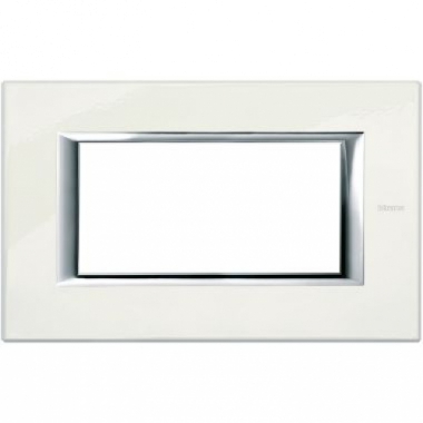 PLACCA 4P BIANCO LIMOGES AXOLUTE - BTICINO HA4804BG product photo Photo 01 3XL
