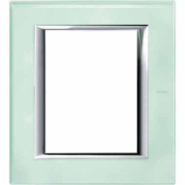 PLACCA RETTANGOLARE 3+3P VETRO KRISTALL VETRO AXOLUTE - BTICINO HA4826VKA product photo Photo 01 3XL