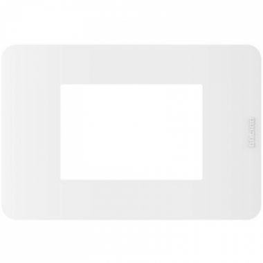 PLACCA 3 MODULI WHITE BIANCO SERIE MATIXGO - BTICINO JA4803JW product photo Photo 01 3XL