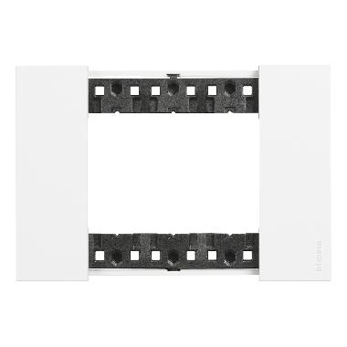 LIVING NOW PLACCA 3 POSTI BIANCO - BTICINO KA4803KW product photo Photo 01 3XL