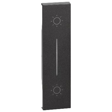 L.NOW - COVER DOPPIO PULSANTE 1M NERA - BTICINO KG05L - BTICINO KG05L product photo Photo 01 3XL