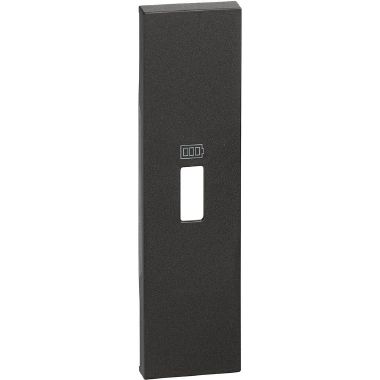 LIVING NOW - COVER CARICATORE USB 1 MODULO NERA (K4285C1, K4286C1) - BTICINO KG10C product photo Photo 01 3XL