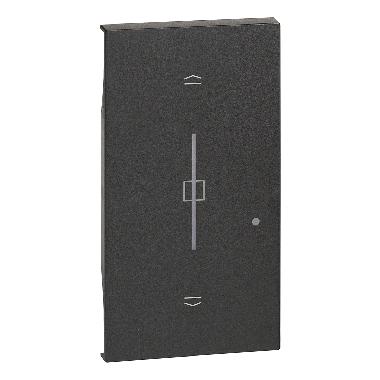 LIVING NOW - COVER TAPPARELLA CONNESSO 2 MODULI NERA - BTICINO KG32M2 product photo Photo 01 3XL