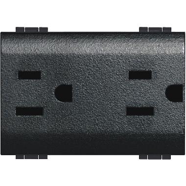 LIVING INT - PRESA DUPLEX UL 2P+T 15A - BTICINO L4188 - BTICINO L4188 product photo Photo 01 3XL