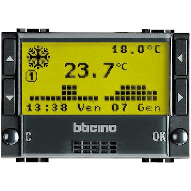 LIVING INTERNATIONAL CRONOTERMOSTATO A BATTERIE BTICINO - BTICINO L4451 product photo Photo 01 3XL