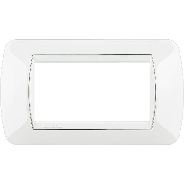LIVING INT - PLACCA 4P BIANCO - BTICINO L4804BI product photo Photo 01 3XL